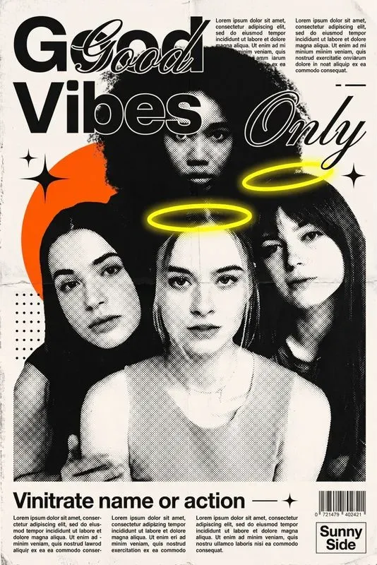 Vintage Zine Popart Posters