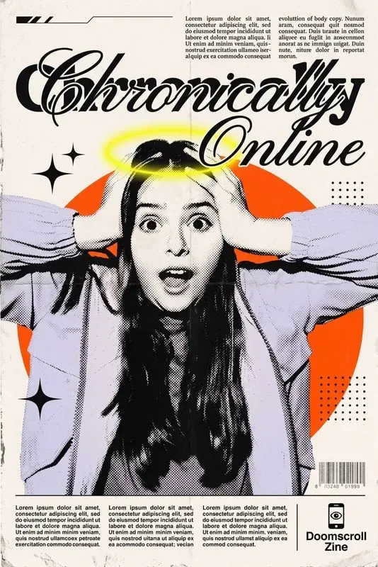 Vintage Zine Popart Posters