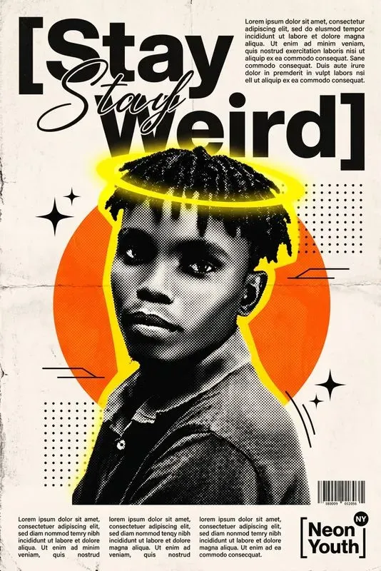 Vintage Zine Popart Posters