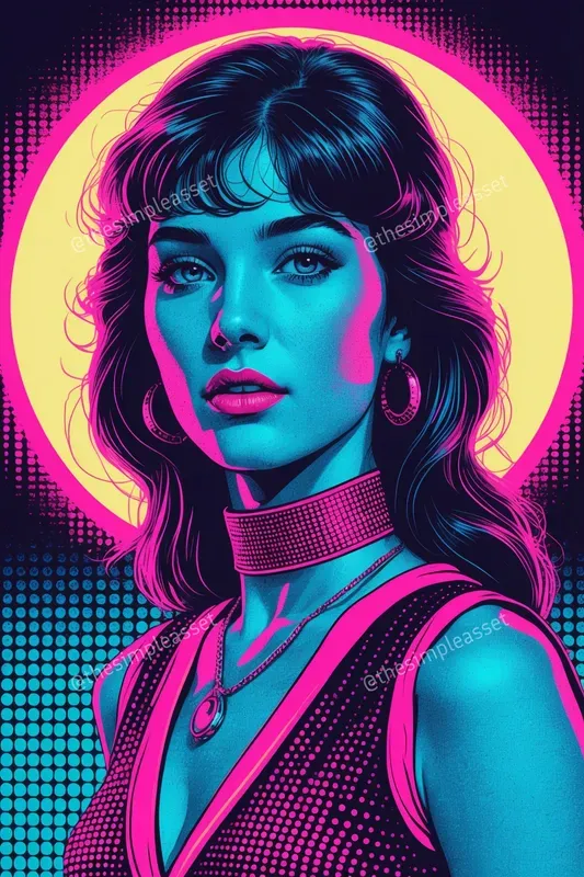 Vintage Retro Portrait Posters