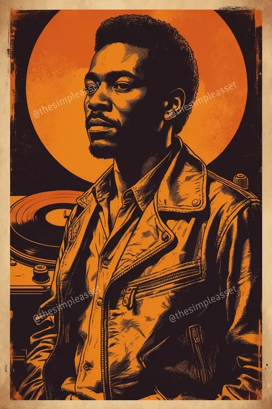 Vintage Retro Portrait Posters