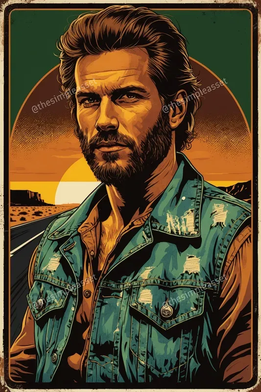 Vintage Retro Portrait Posters