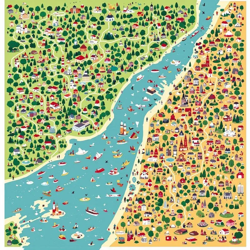 Color Game Maps Illustrated Color Maps