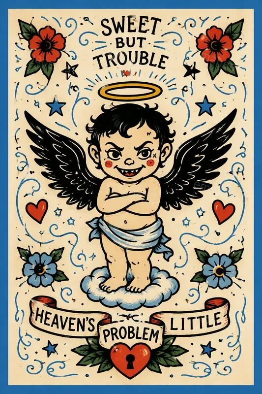 Creepy And Cute Baby Illustrations