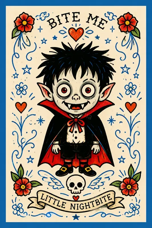 Creepy And Cute Baby Illustrations
