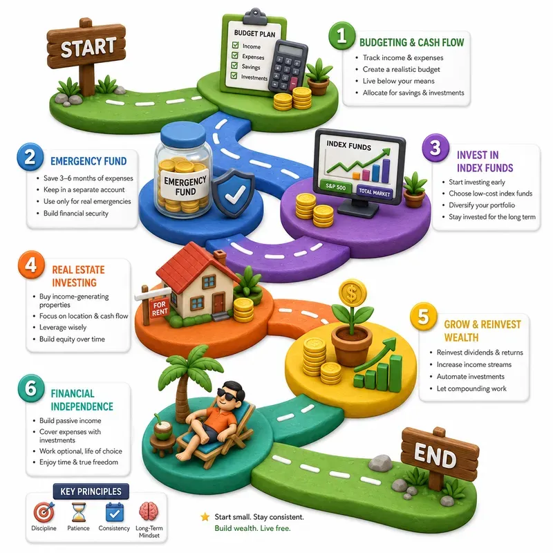 3D Claymorphic Roadmap Infographics