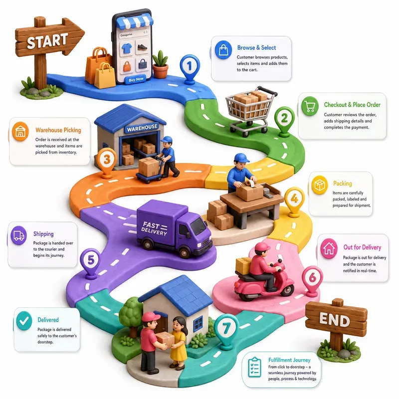 3D Claymorphic Roadmap Infographics