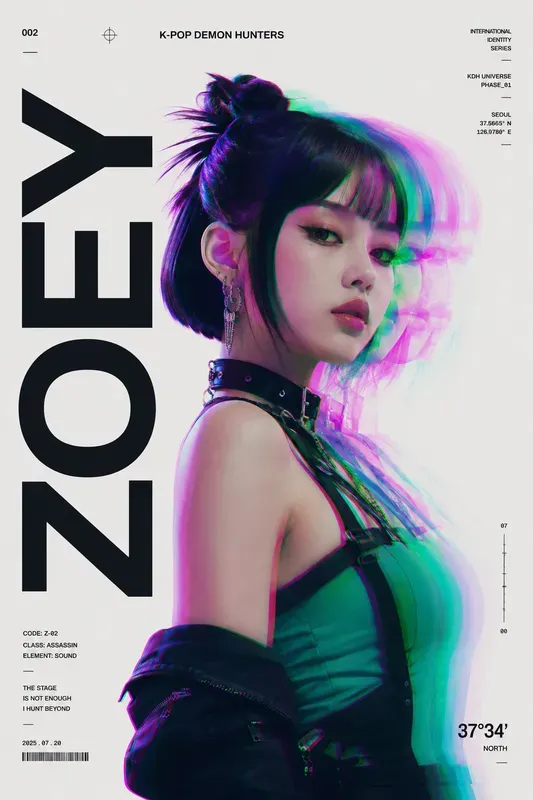 Rgb Split Identity Poster Masters