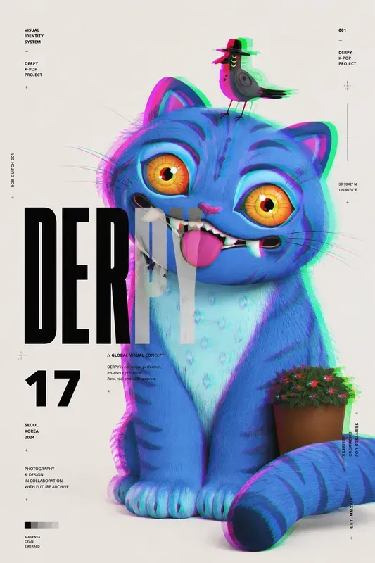 Rgb Split Identity Poster Masters