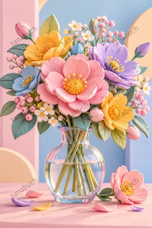 Pastel 3D Craft Aesthetics