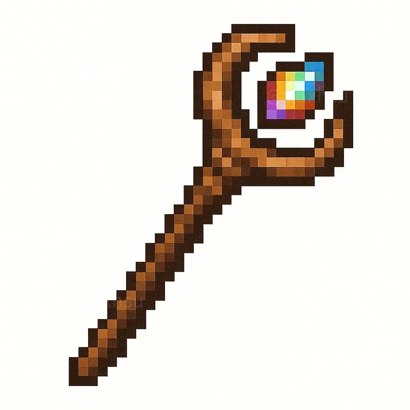 Pixel Mage Staffs
