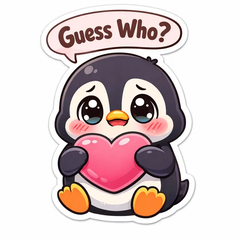 Cute Kawaii Valentine Love Stickers