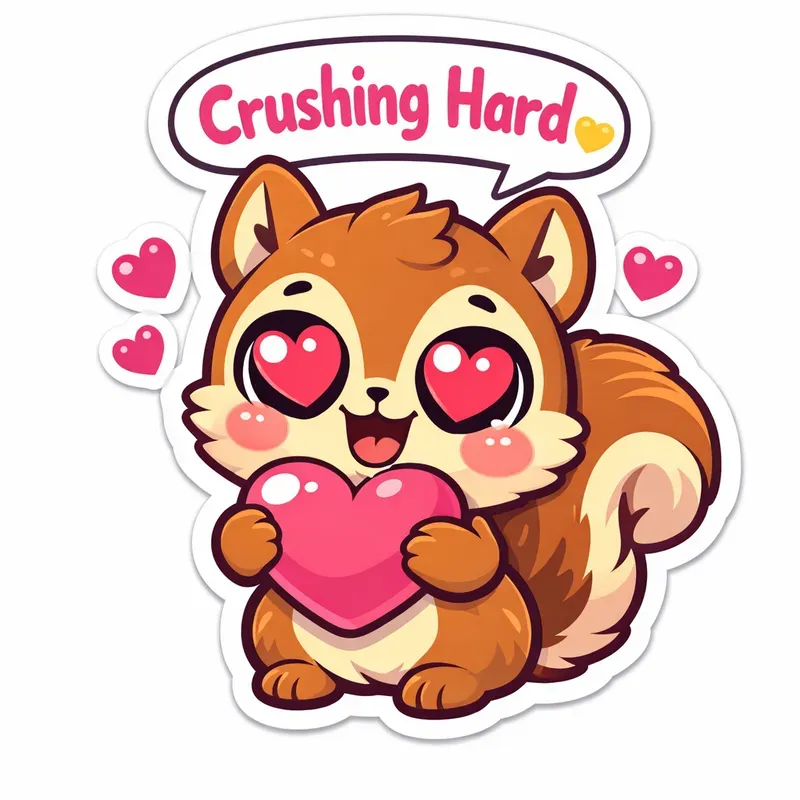 Cute Kawaii Valentine Love Stickers