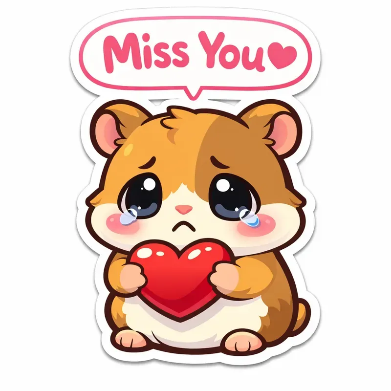 Cute Kawaii Valentine Love Stickers