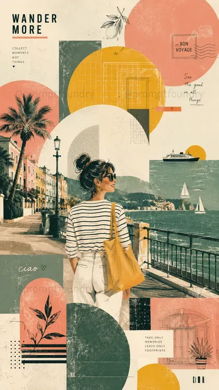 Modern Geometric Editorial Art