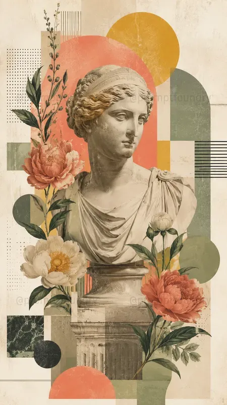 Modern Geometric Editorial Art