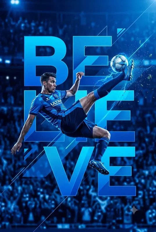 Striking Sports Advertising Poster Generator