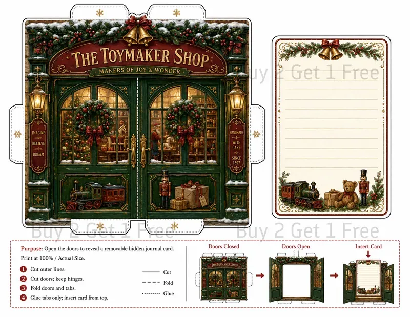 Printable Hidden Journal Cards