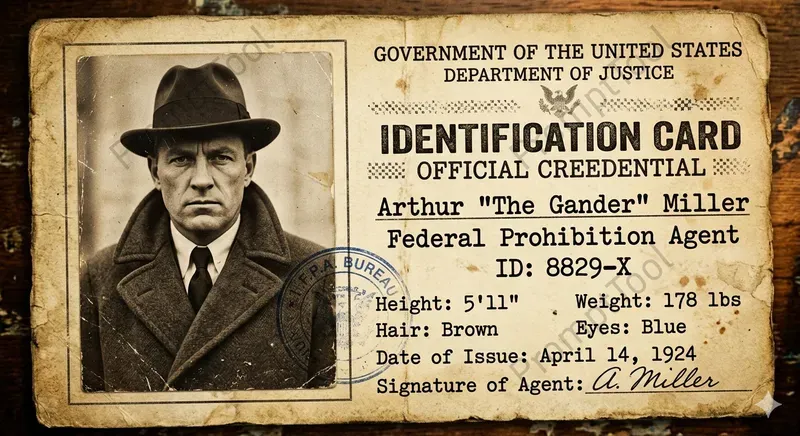 Realistic Vintage Id History Cards