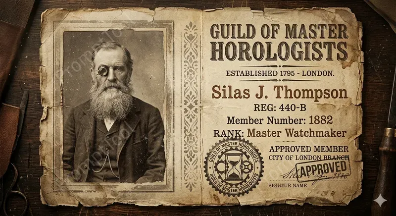 Realistic Vintage Id History Cards