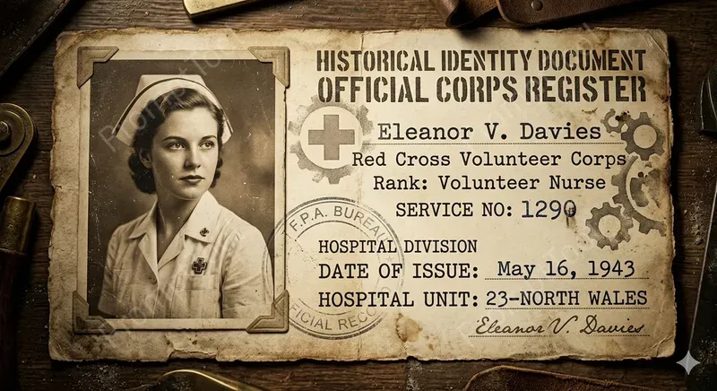 Realistic Vintage Id History Cards