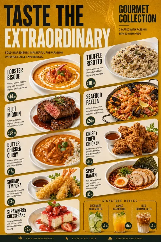 Restaurant Menu Designs
