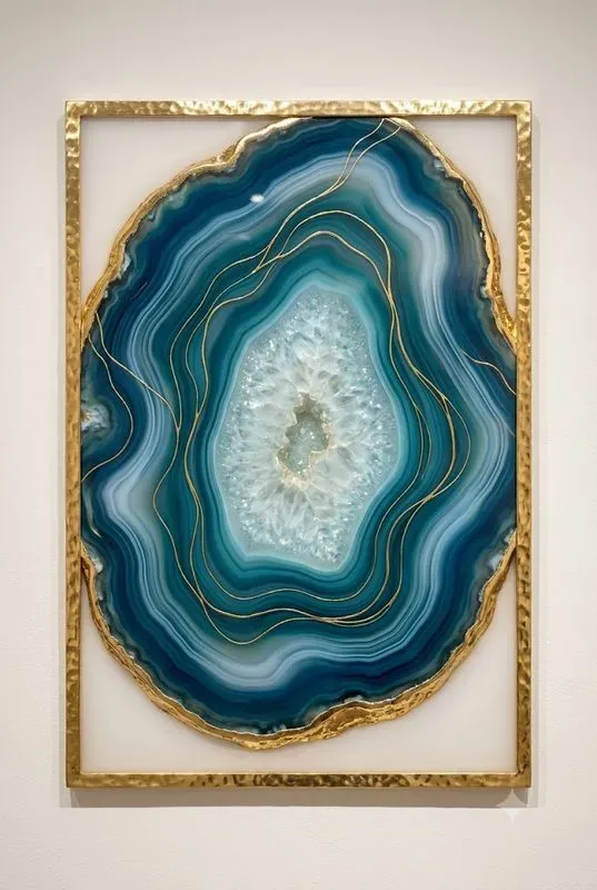 Agate Geode Slice Art Studios