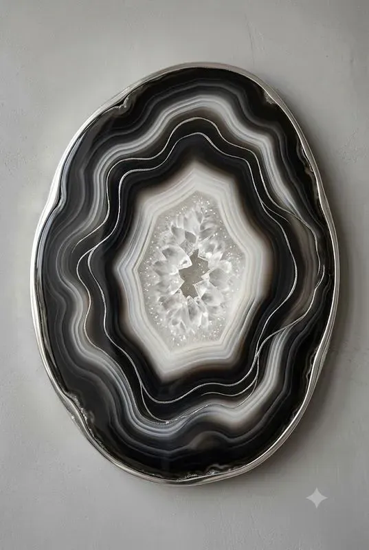 Agate Geode Slice Art Studios