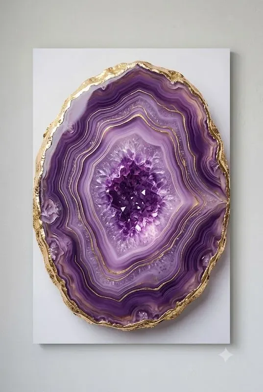 Agate Geode Slice Art Studios