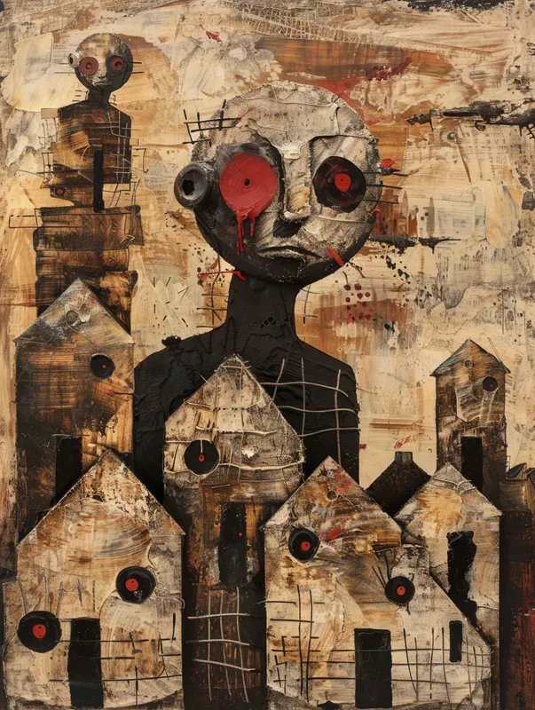 Surreal Folk Storytelling Art
