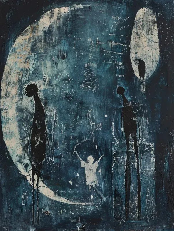 Surreal Folk Storytelling Art