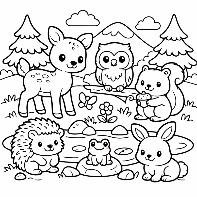 Coloring Book Page Generator