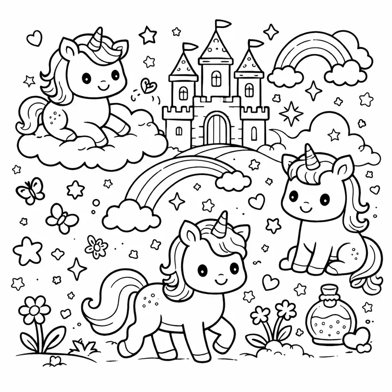 Coloring Book Page Generator