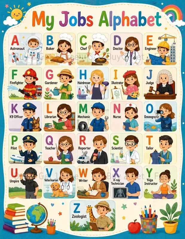 Kids Alphabet Posters