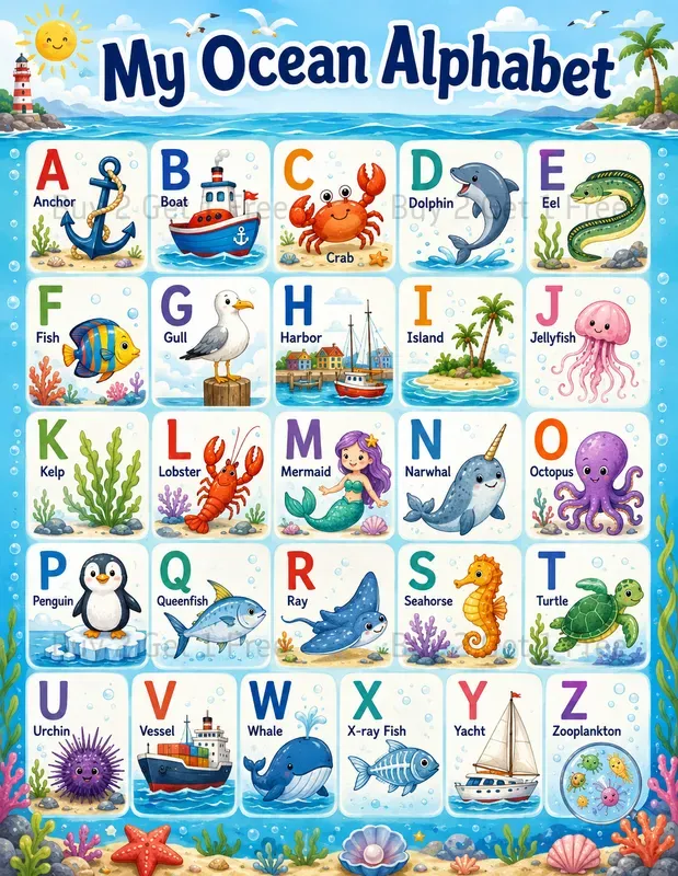 Kids Alphabet Posters