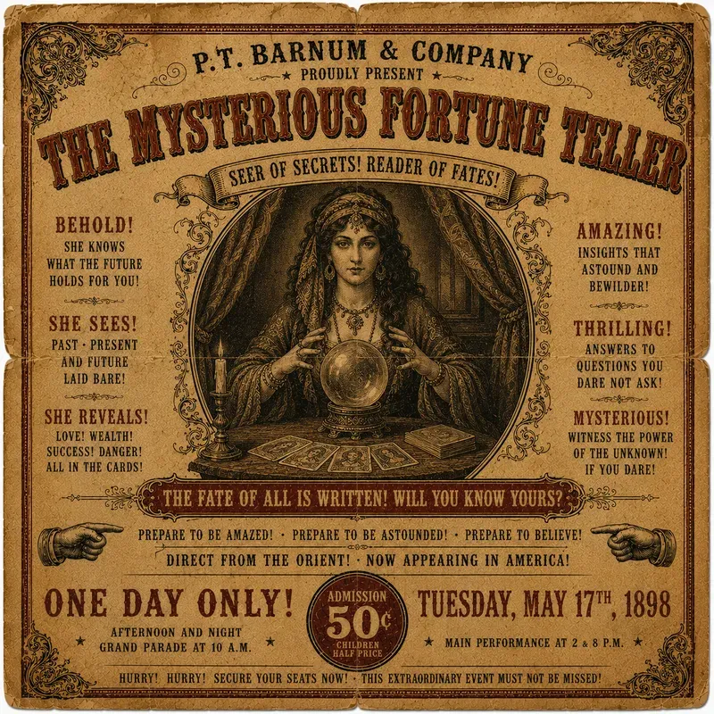 Vintage Circus Bills Ai