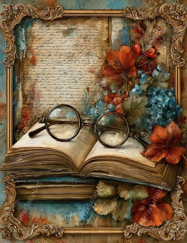 Autumn Fairytale Junk Journal Ephemera