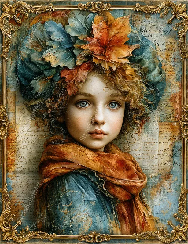 Autumn Fairytale Junk Journal Ephemera
