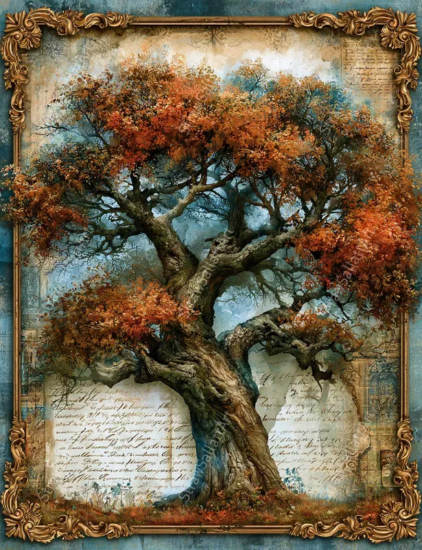 Autumn Fairytale Junk Journal Ephemera