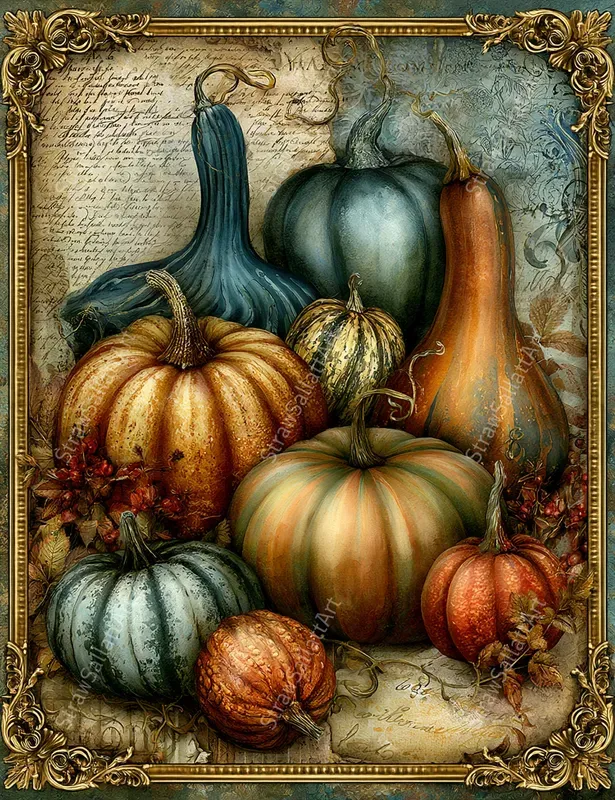 Autumn Fairytale Junk Journal Ephemera