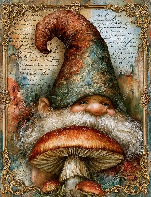 Autumn Fairytale Junk Journal Ephemera