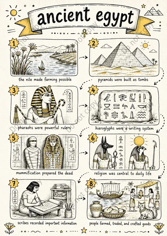 History Sketchnote Lesson Pages