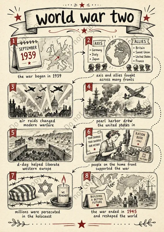 History Sketchnote Lesson Pages