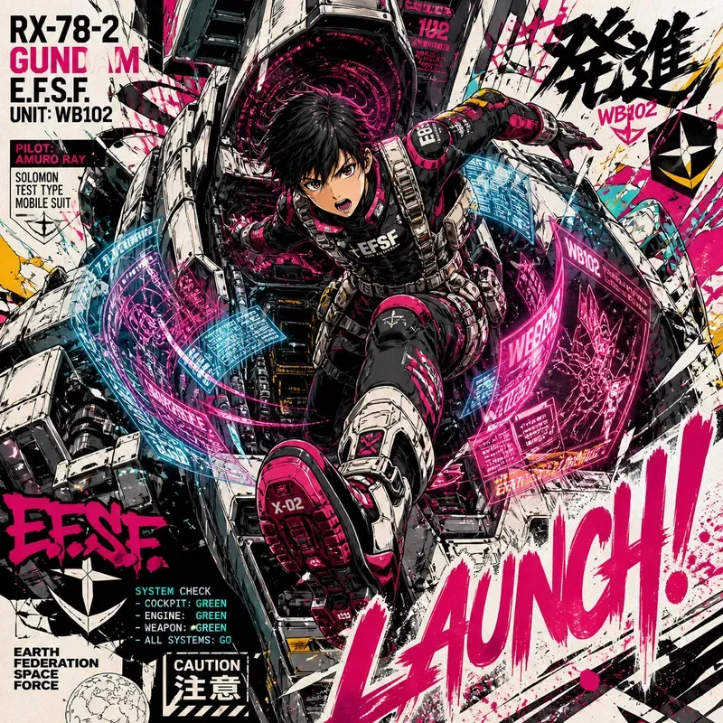 Dynamic Anime Street Art Guides