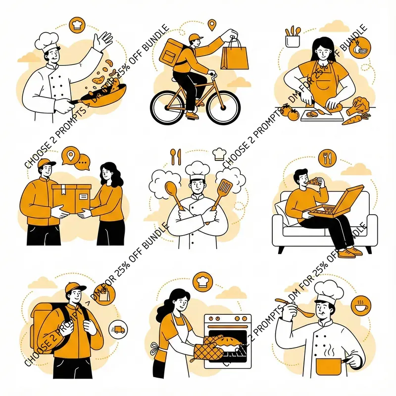 Modern Monocolor Startup Illustrations