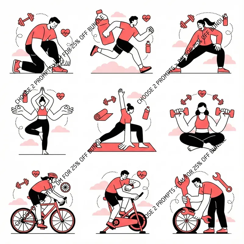 Modern Monocolor Startup Illustrations