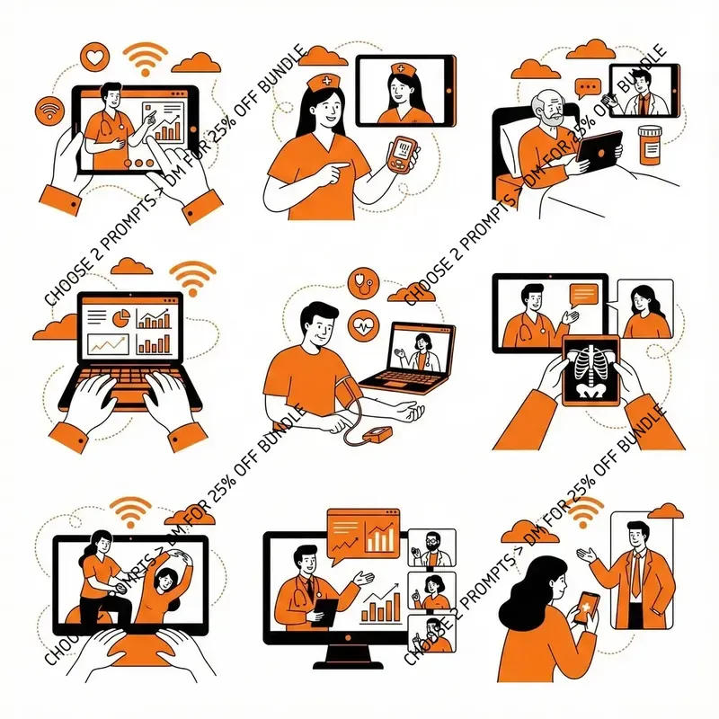 Modern Monocolor Startup Illustrations