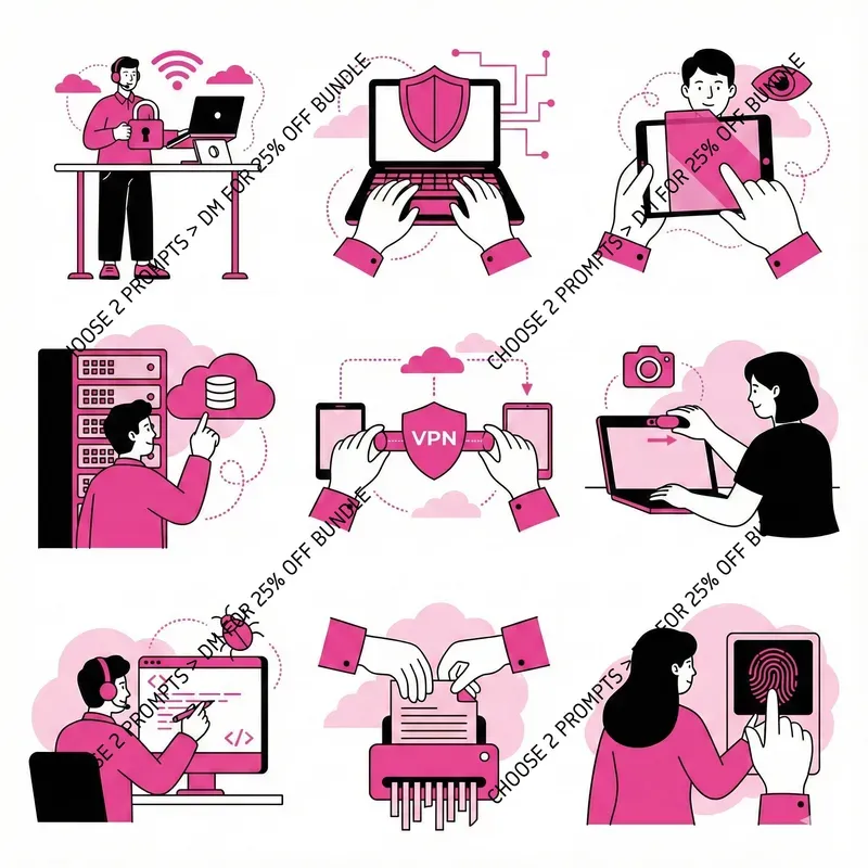 Modern Monocolor Startup Illustrations