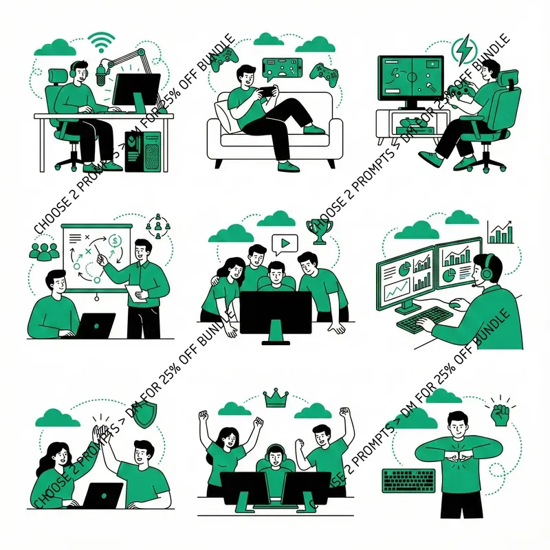 Modern Monocolor Startup Illustrations