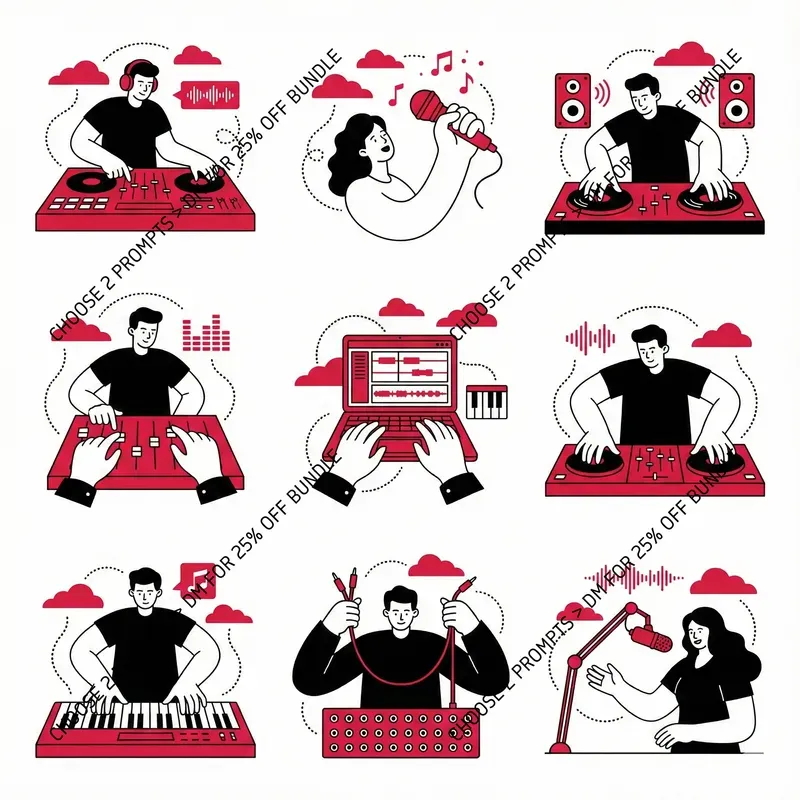 Modern Monocolor Startup Illustrations